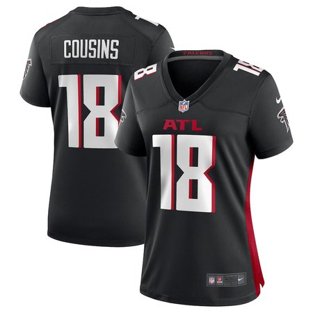 Women's Atlanta Falcons Kirk Cousins Nike Black Game Player Jersey